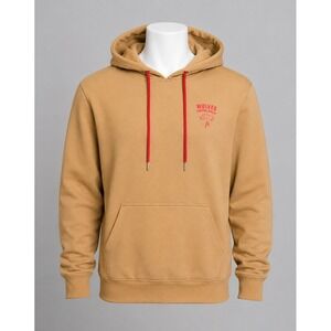 KILL CREW Wolves Among Sheep Hoodie Tan Red Graphic Pullover Men's L